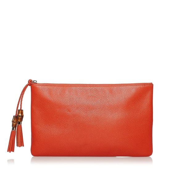 Gucci Bamboo Tassel Clutch - Never Used - Picture 3 of 10